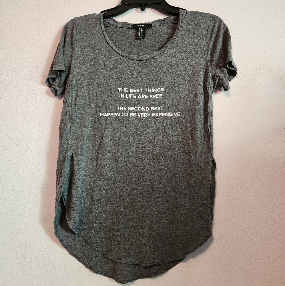 Forever 21 scoop graphic tee